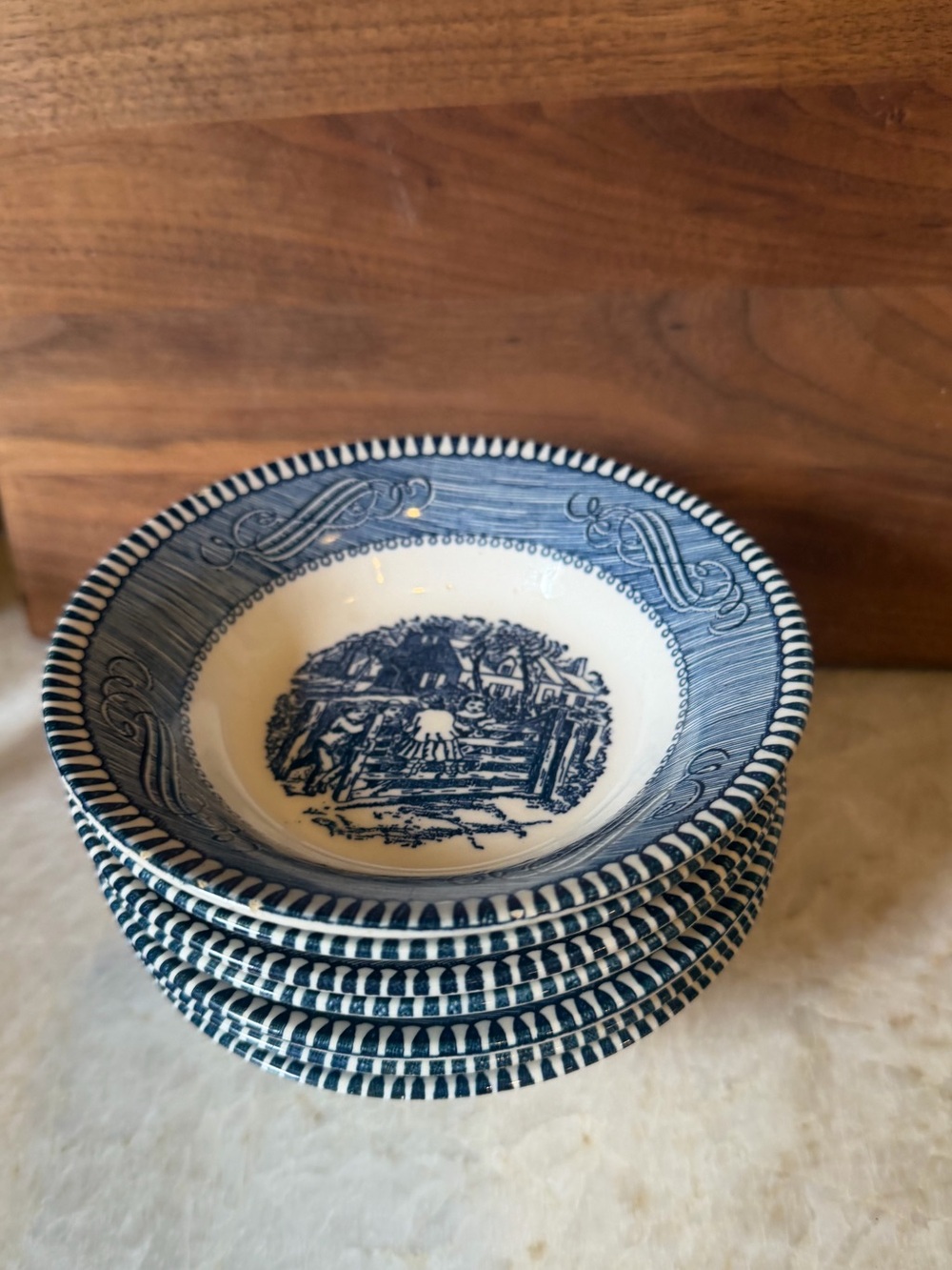 Vintage Royal China Currier and eves fruit bowls -7